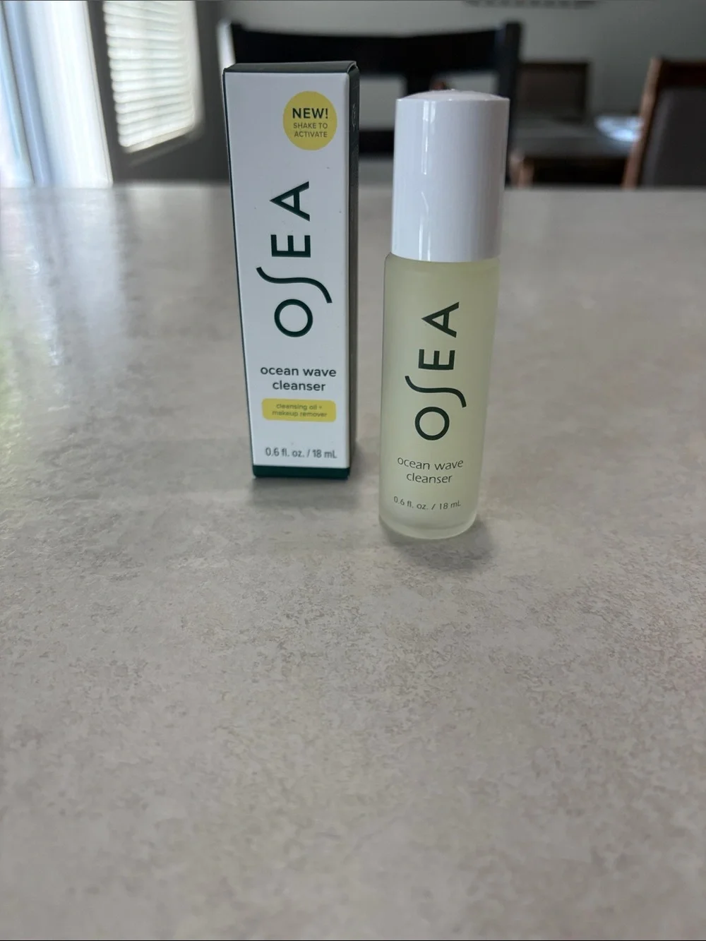 Sea Ocean Wave Cleanser - Pale Yellow Bottle with White Cap